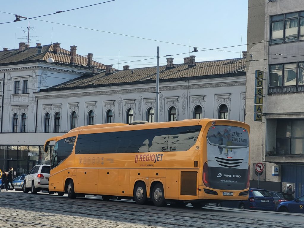 RegioJet s formátom Back Board